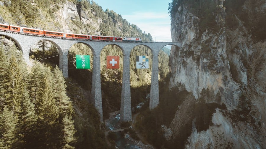 Photo Scenic Train Routes Switzerland